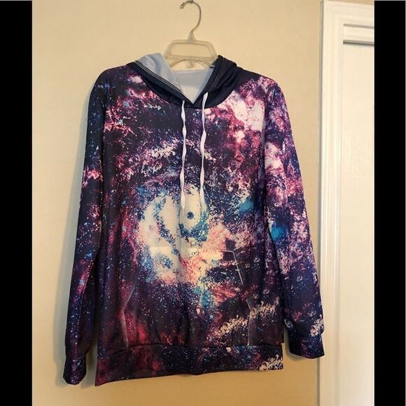 Lightweight galaxy hoodie large - Picture 2 of 11
